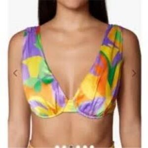 191 NWT WeWoreWhat Revolve Vibrant Multicolor Women's Top